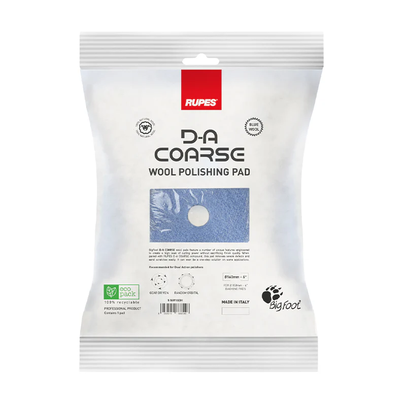 Rupes DA Coarse Wool 160mm (6" - LHR21) Cutting Pad *NEW*