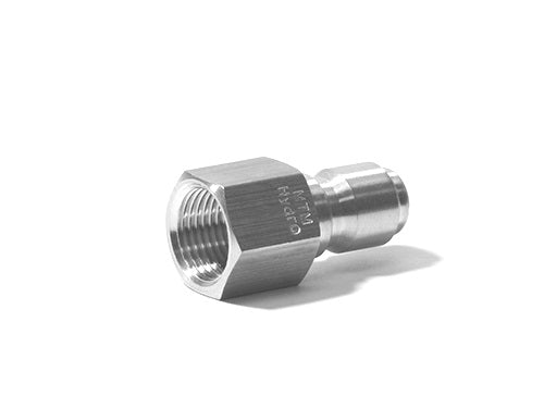 MTM Hydro Stainless Steel 3/8" QC Female Plug #24.0081