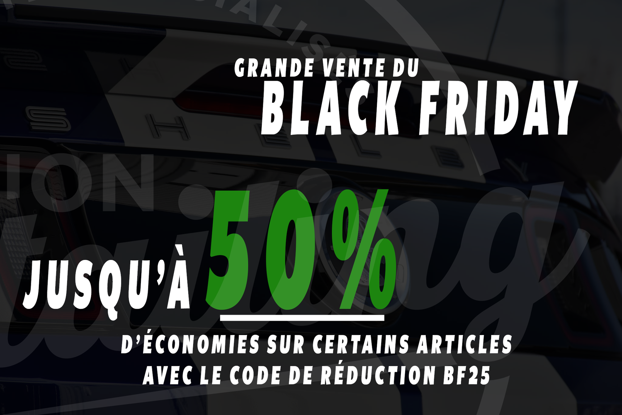 Black Friday 2025 - Économisez !GROS! avec le code BF25