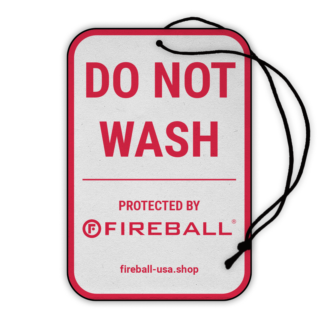 Fireball Do Not Wash Air Freshner