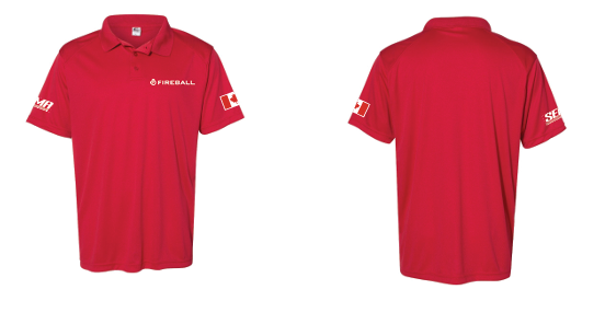 Fireball Polo - RED Homme