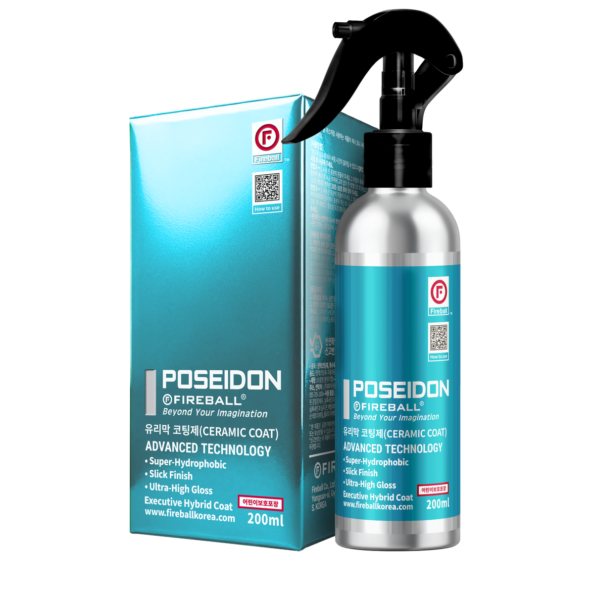 Fireball POSEIDON Hybrid Spray Ceramic Coating 200mL