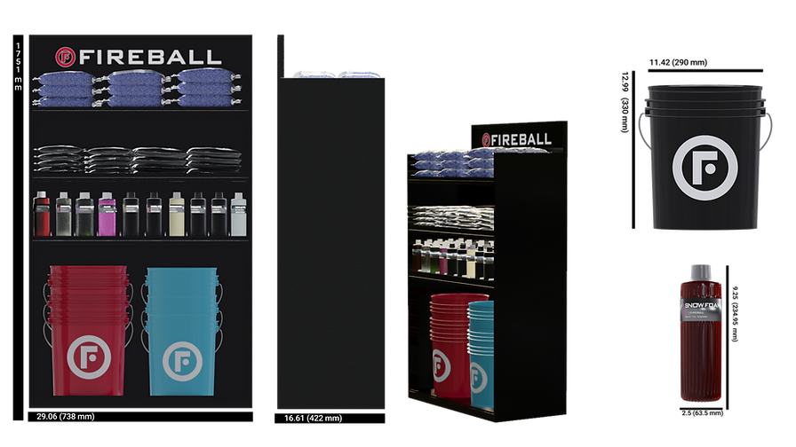 Fireball Product Display - Passion Detailing
