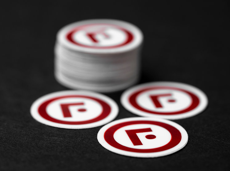 Fireball Mini F Logo Sticker