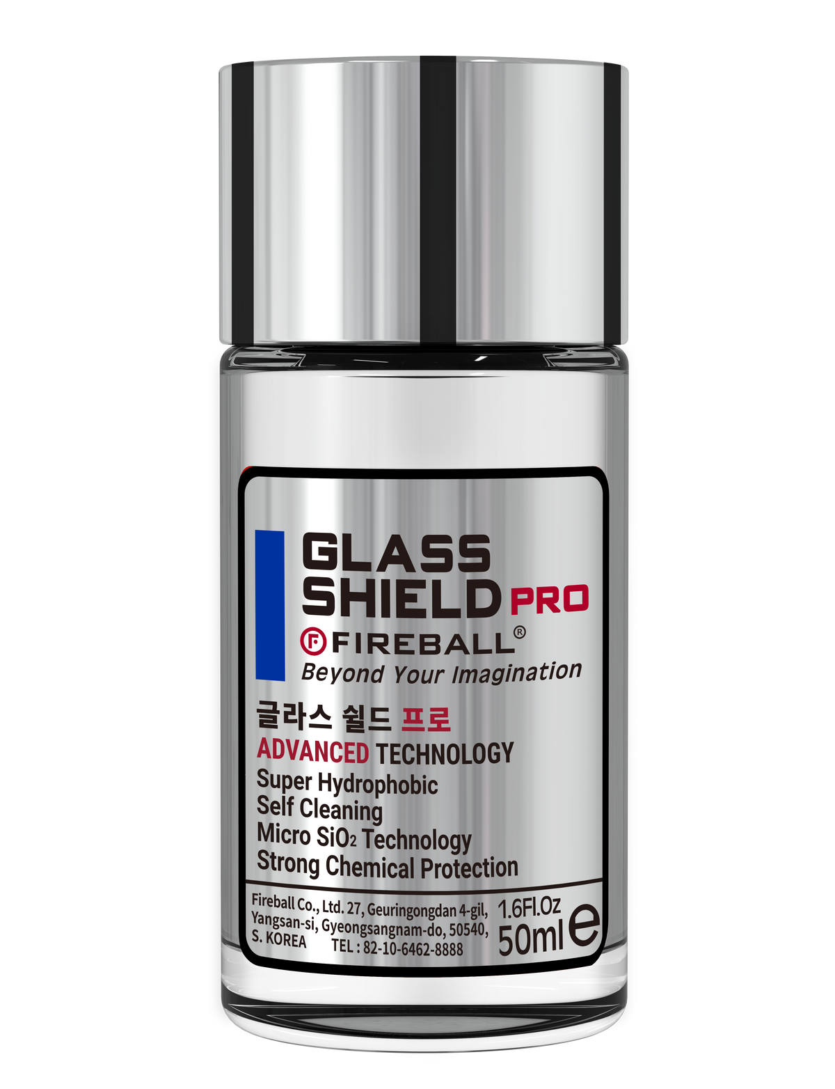 Fireball Glass Shield Pro 50ml (PROFESSIONNEL AUTORISÉ SEULEMENT, CONTACTEZ-NOUS POUR AVOIR ACCÈS)