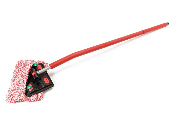 Autofiber [RED Mitt on a Stick PRO+] Brosse de lavage avec tête rotative *Nouvelle version!*