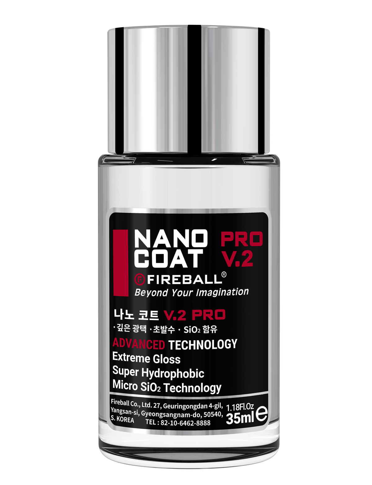 Fireball Nano Coat V2 PRO 35mL (Professionnel Autorisé Seulement, contactez-nous pour avoir accès)