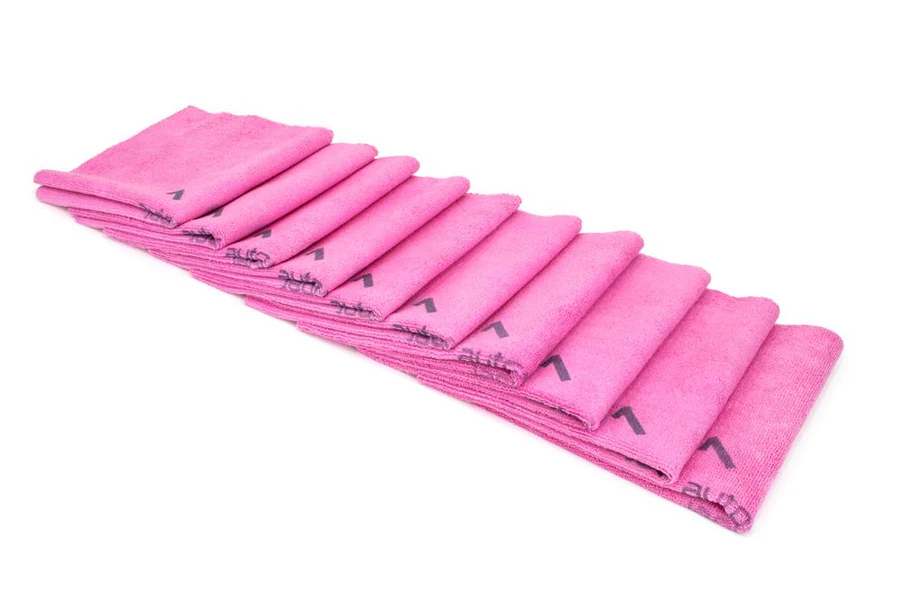 Autofiber [Quadrant Wipe] Microfiber Coating Leveling Towel 390 GSM (16 in. x 16 in.) - 10 pack