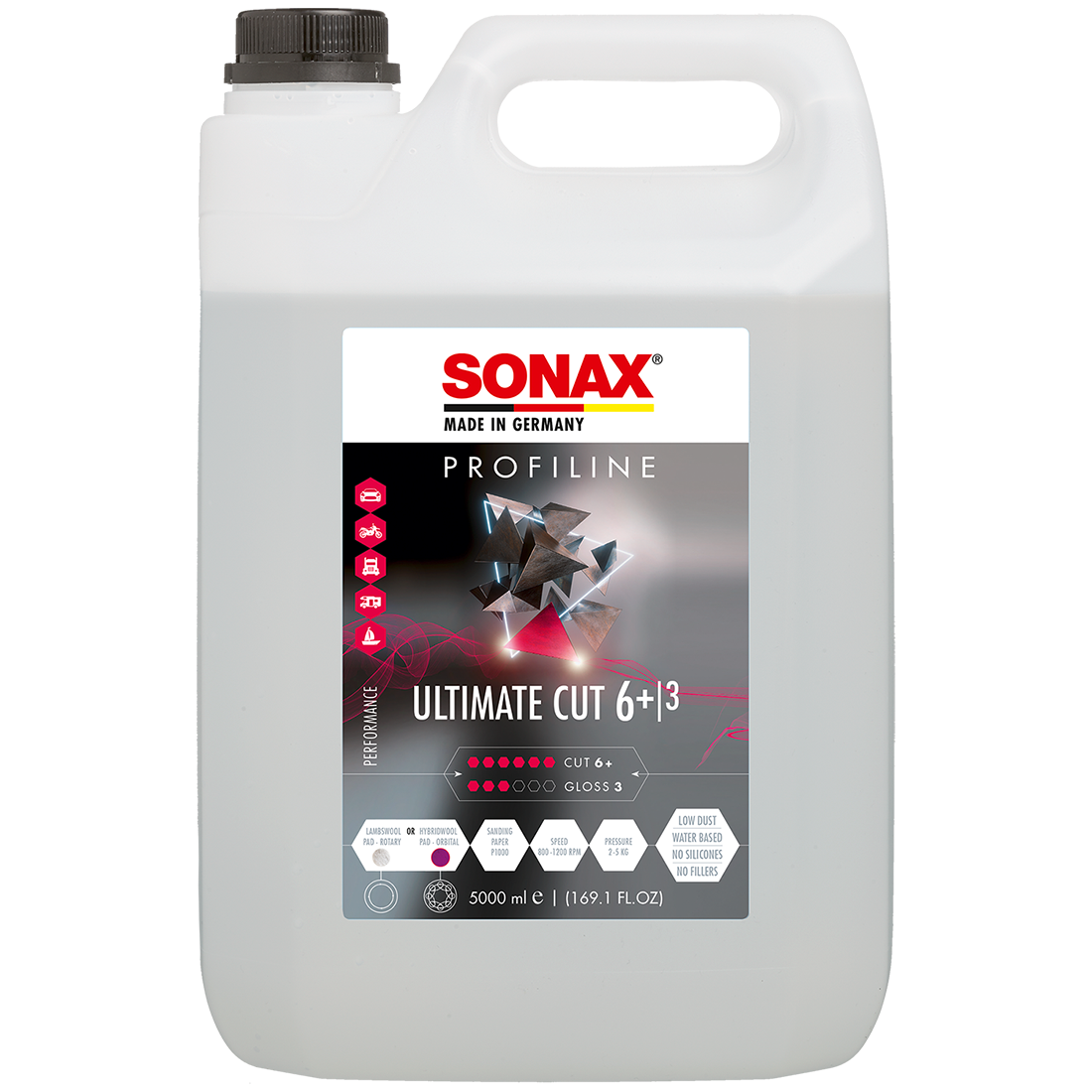 Sonax Profiline UltimateCut 06+/03 Rotary/Orbital Compound 5L