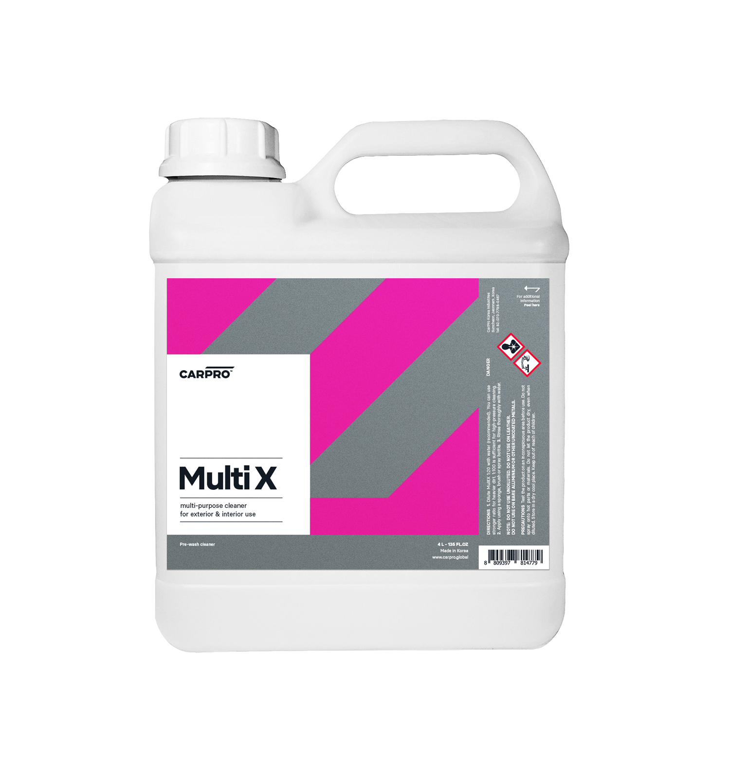 CarPro Multi X All Purpose Cleaner Concentrate 4L Passion Detailing