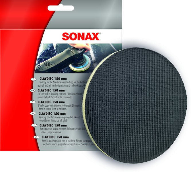 Sonax Disque d&#39;Argile pour Polisseuse 6&quot; (150mm) Passion Detailing