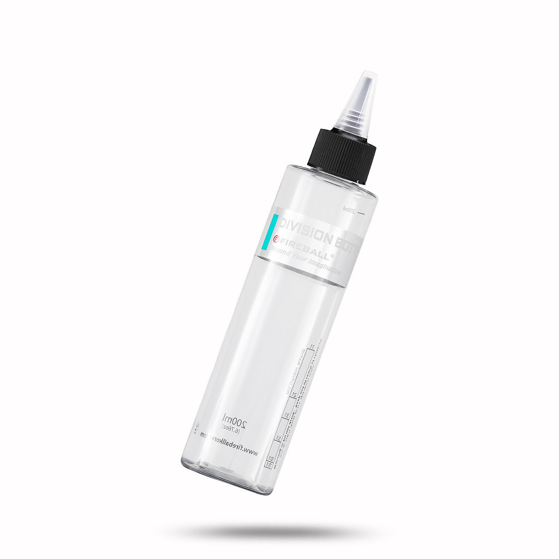 Fireball Division Bottle - Bouteille vide avec Chartes de Dilutions 200mL