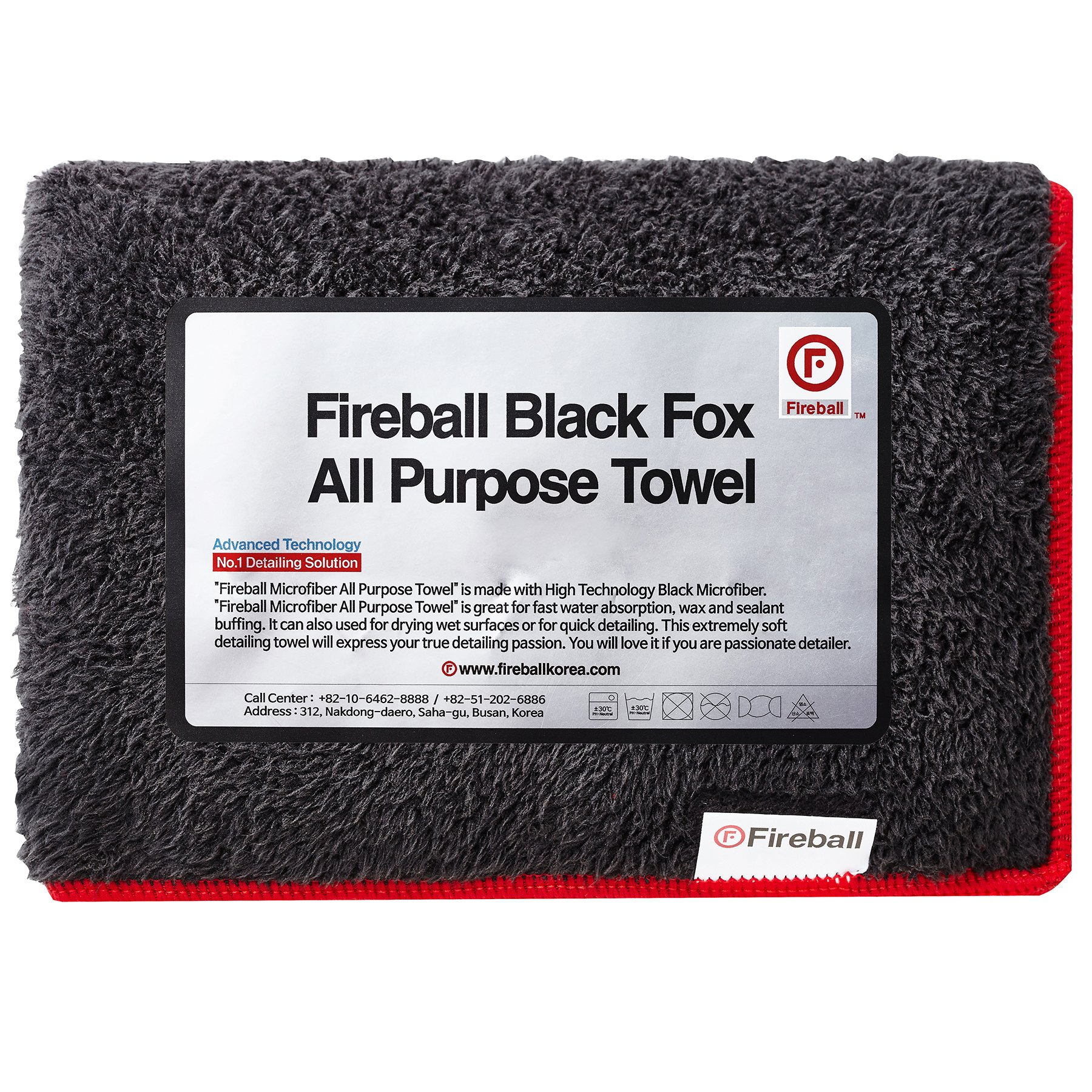 Fireball Black Fox Linge Microfibre Doux Tout-Usage