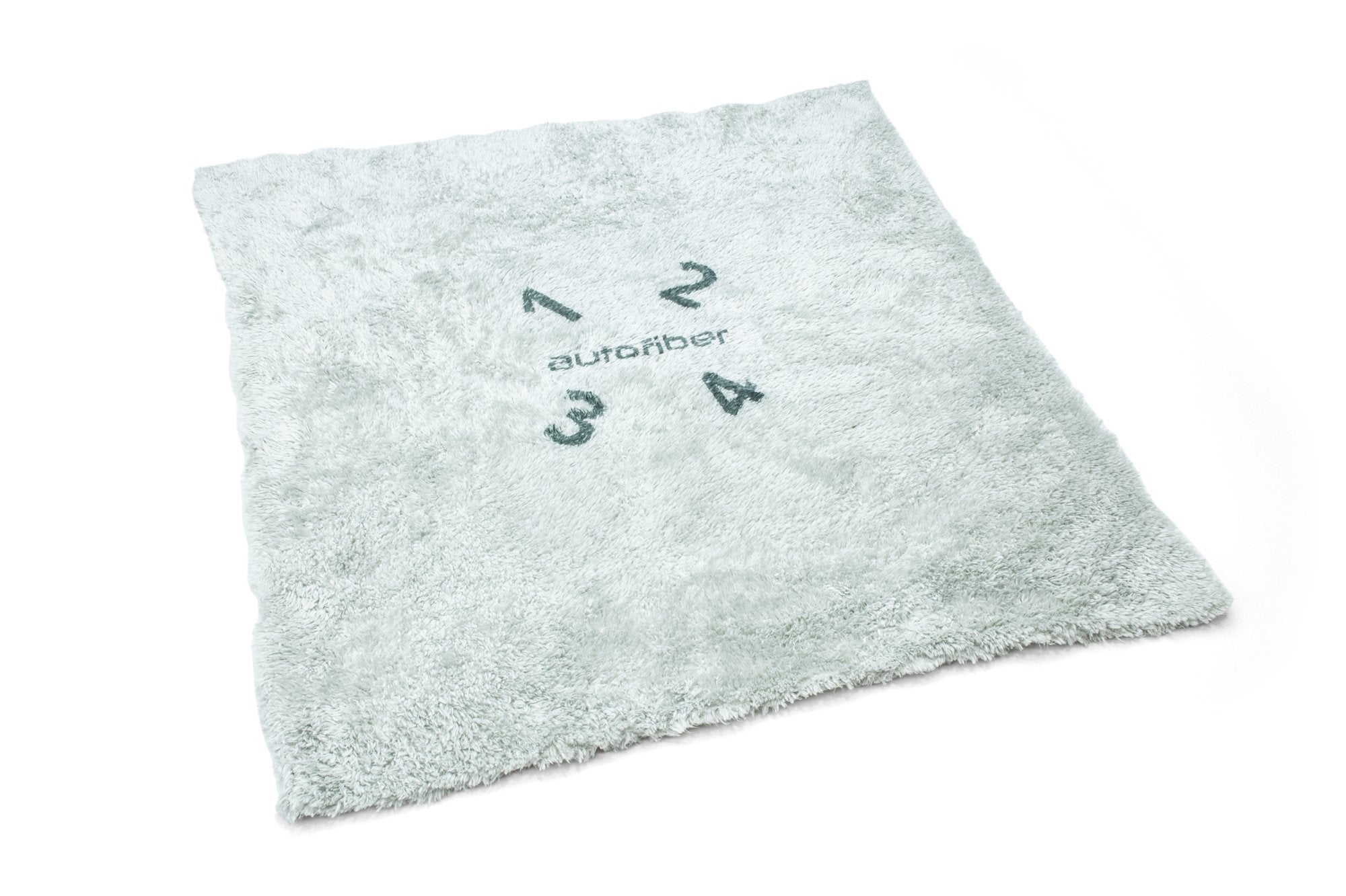 Autofiber [Korean Quadrant Wipe] Plush Microfiber Coating Leveling Towel (16 in. x 16 in., 350 gsm) - Ensemble de 10
