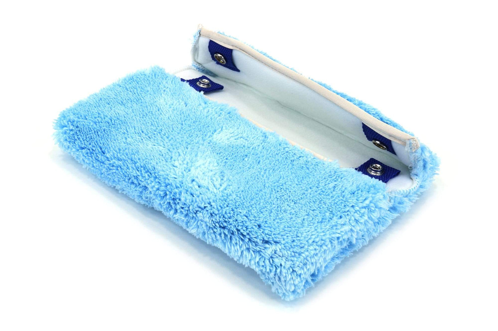 Autofiber [BLUE Mitt on a Stick PRO+] Brosse de lavage avec tête rotative *Nouvelle version!*