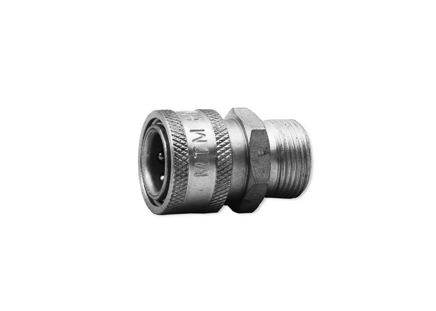 MTM Hydro M22 Plug (14MM) X 3/8&quot; Stainless QC Coupler 24.5021