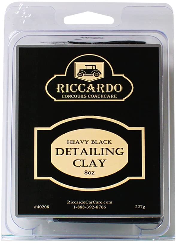 Riccardo Heavy Cut Black Detailing Clay (8oz)