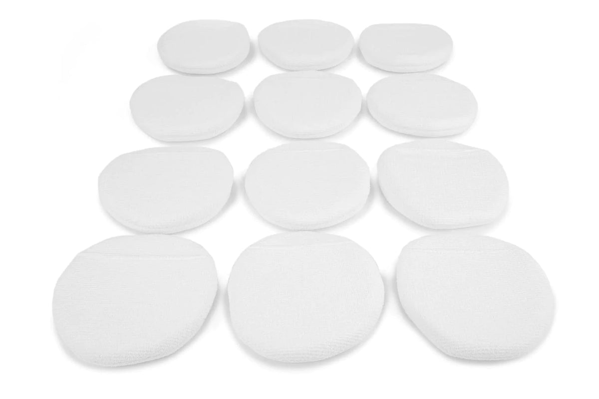 Autofiber [Saver Pocket Round] Coating Applicator Finger Mitt with Barrier Layer (5 in.) 12 pack