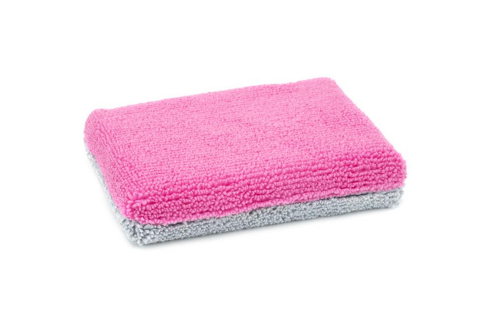 Autofiber [Saver Applicator Terry] Applicateurs microfibres MINCES avec Barrière Plastique (5&quot;x3.5&quot;x1&quot;) - Ensemble de 12