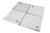 Autofiber [Quadrant Wipe] Microfiber Coating Application Towel (16 in. x 16 in.) - 10 pack Passion Detailing