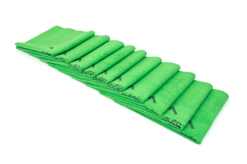 Autofiber [Quadrant Wipe] Microfiber Coating Leveling Towel 390 GSM (16 in. x 16 in.) - 10 pack
