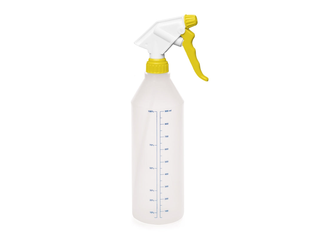 Epoca Bouteille Graduée NBR avec Vaporisateur 1L Blanc-Jaune Passion Detailing