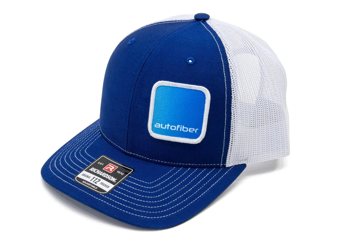 Autofiber [Hat] Snap Back - Blue/White Patch