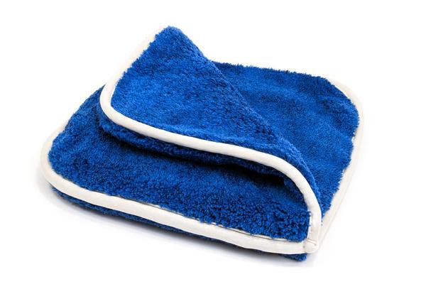 Autofiber [Double Flip Blue] Linge Microfibre pour Lavage &amp; Sans Rinçage (8 in. x 8 in., 1100 gsm) Ensemble de 3 Passion Detailing