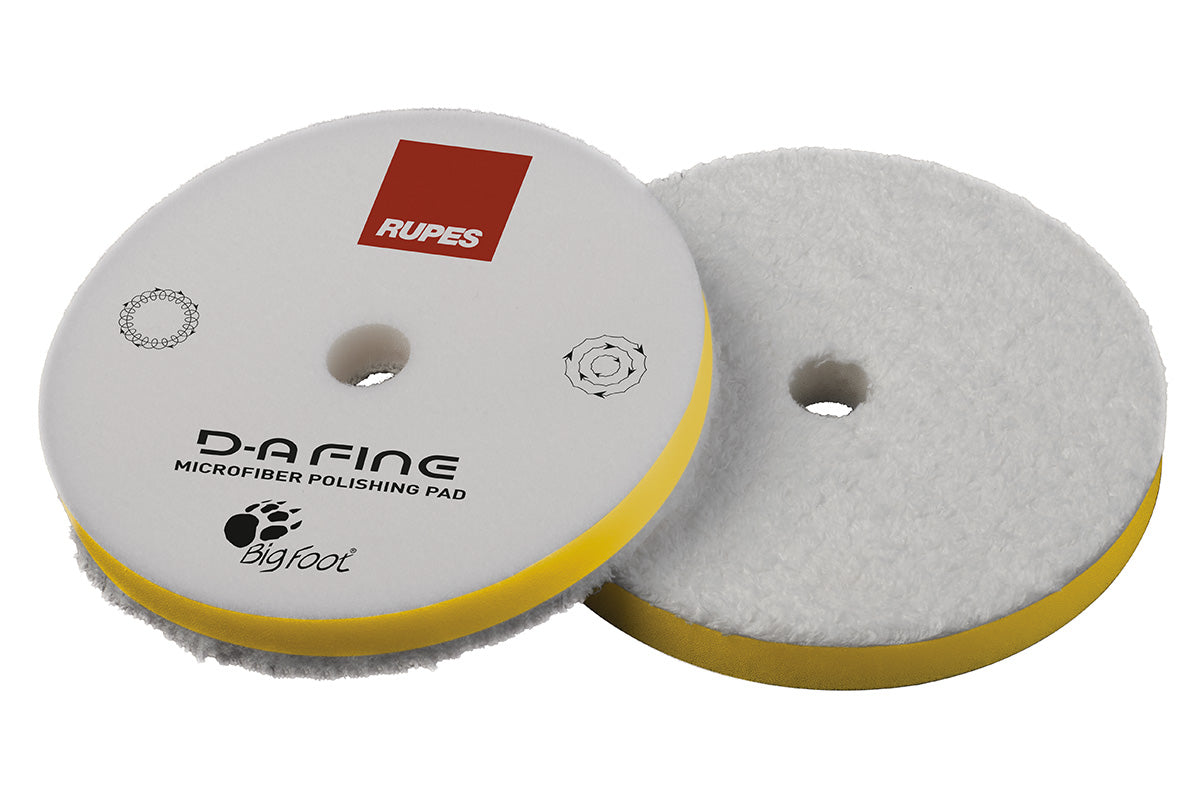 Rupes DA Fine (5" - LHR15) Yellow Microfiber Polishing Pad 130mm *NOUVEAU*