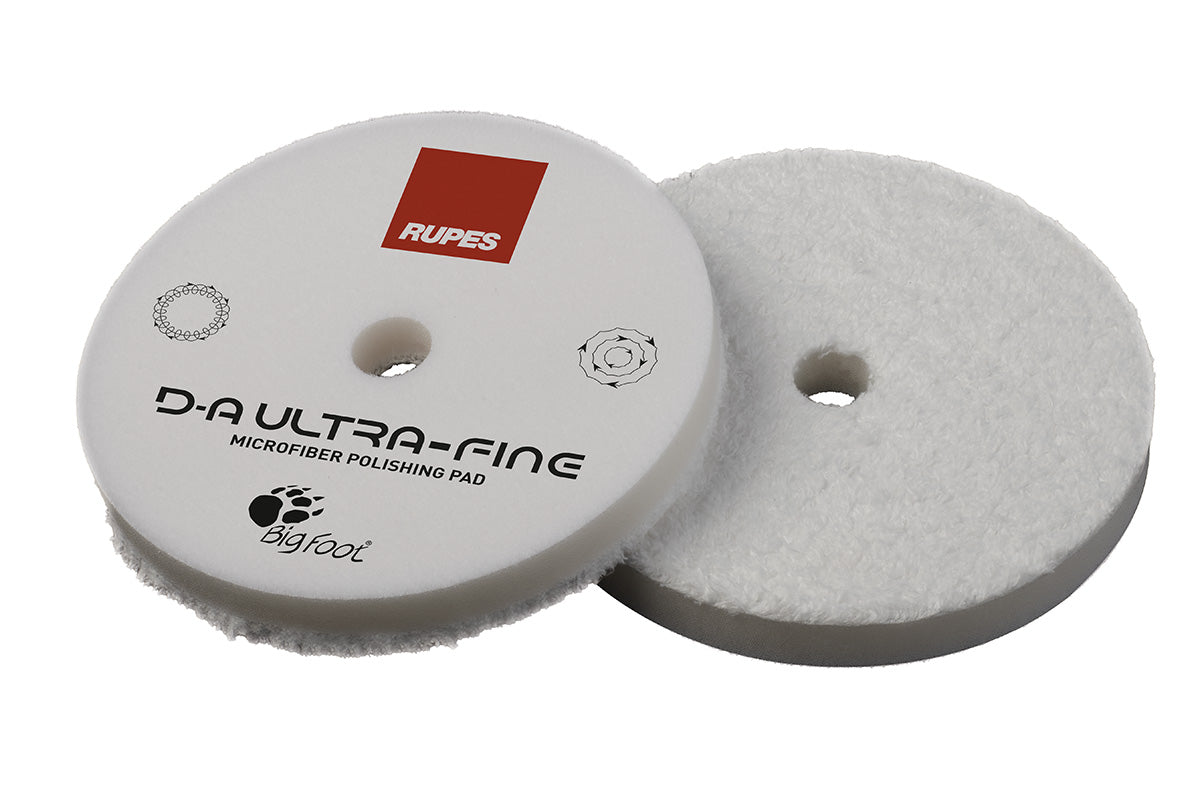 Rupes DA Ultra Fine (5" - LHR15) White Microfiber Polishing Pad 130mm *NOUVEAU*
